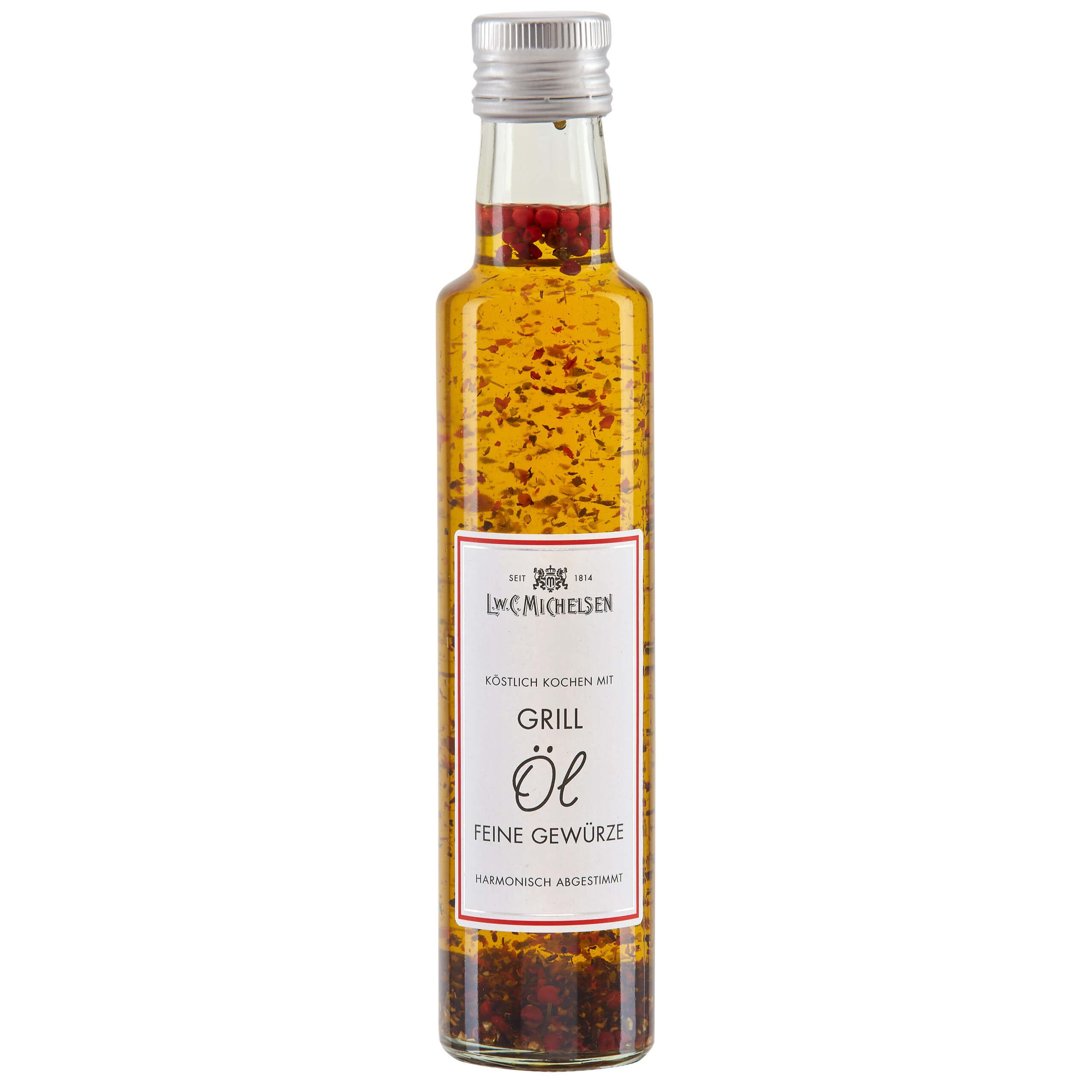 Grill-Öl mit Olivenöl: Unser Gourmet Grill-Öl ist die ideale Wahl für alle, die ihren gegrillten Speisen eine besondere Note...