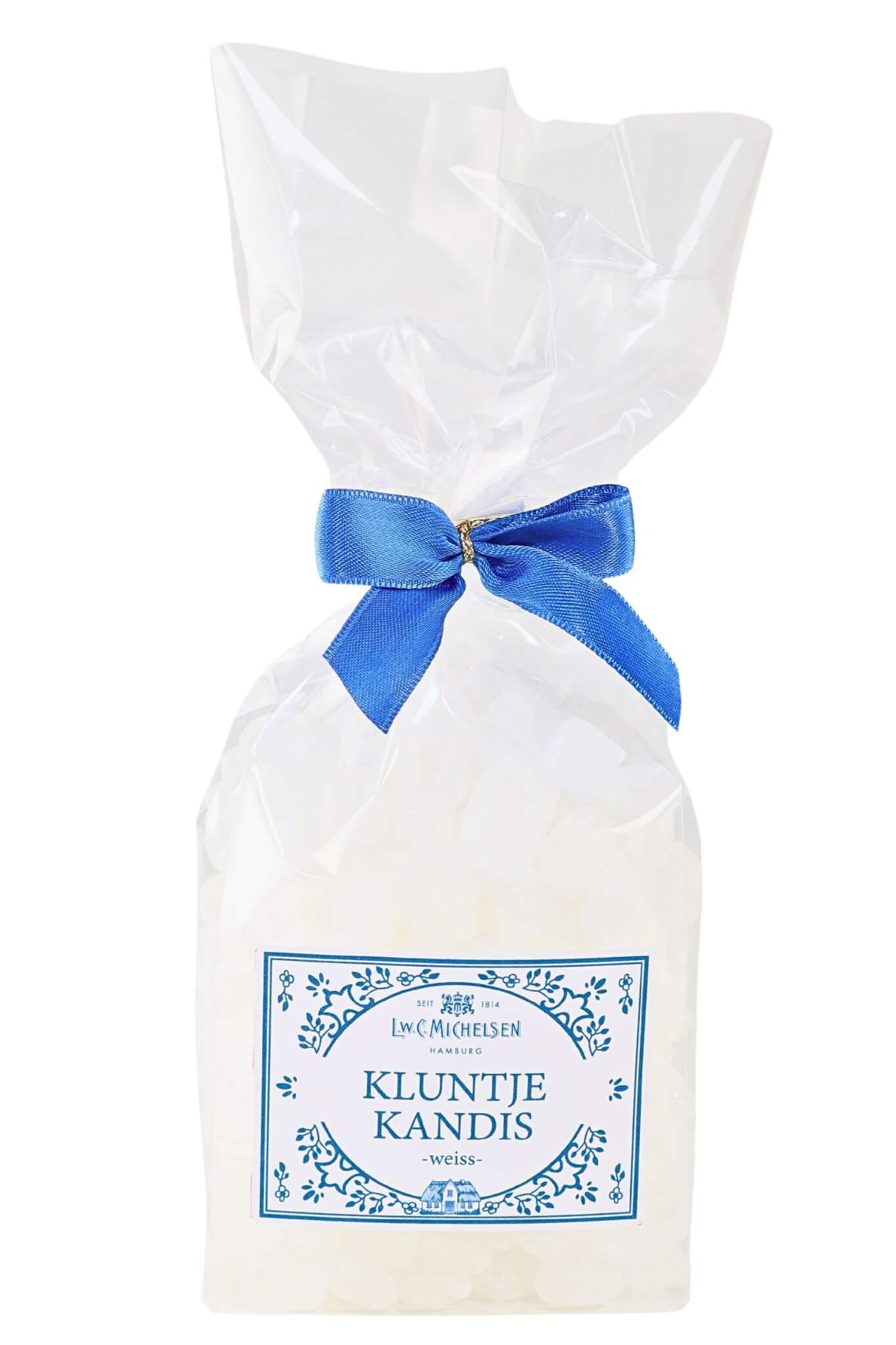 Kluntje, weiss im Cellophanbeutel: Unser Kluntje-Kandiszucker ist ein wahres Juwel der ostfriesischen Teekultur. Mit seiner...