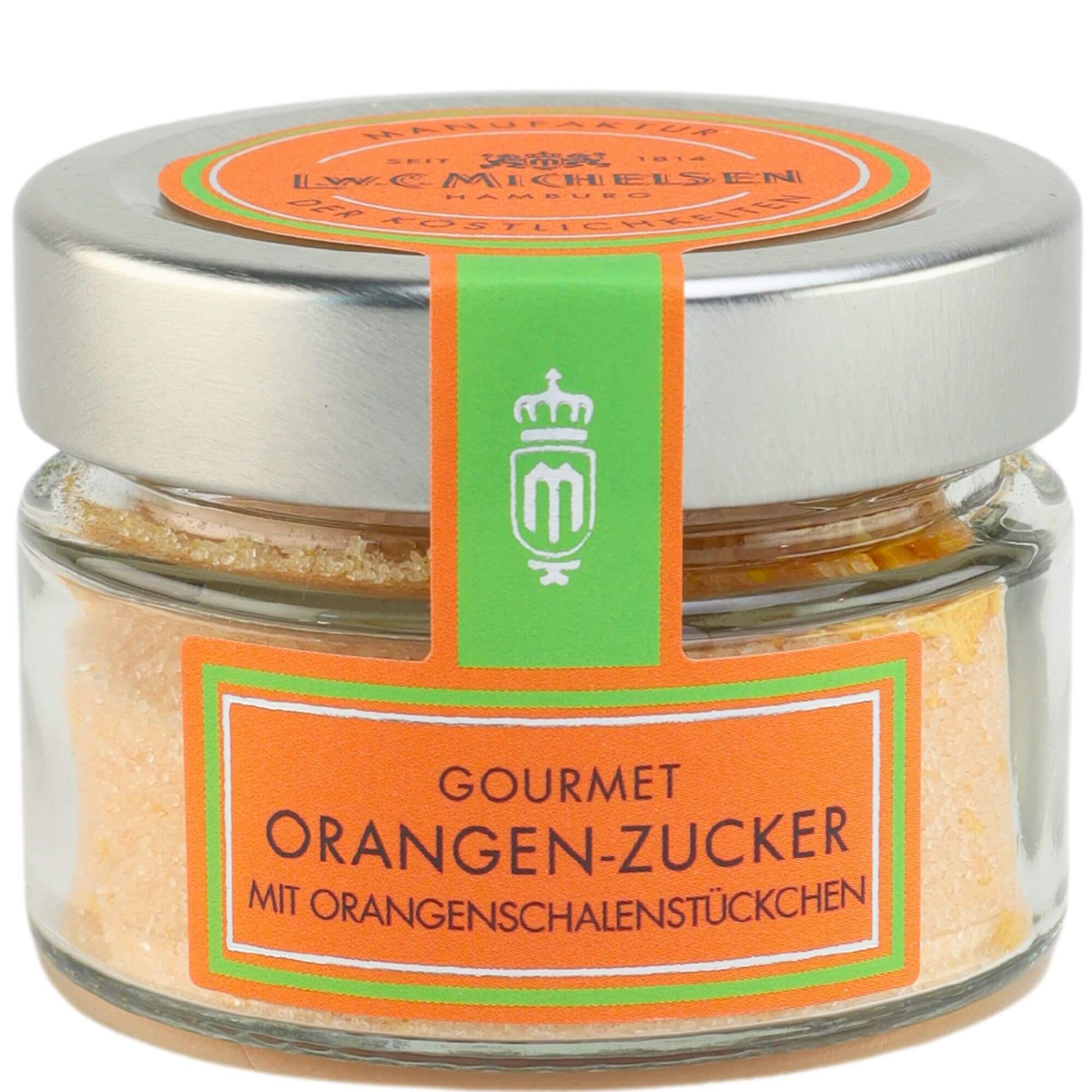 Gourmet Orangen-Zucker: Tauchen Sie ein in die Welt des feinen Geschmacks mit unserem Gourmet Orangen-Zucker. Seit 1814...