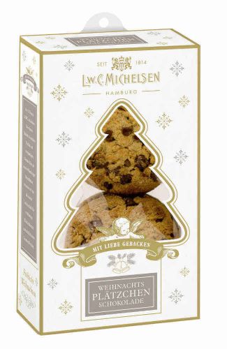 Mini Weihnachts- Schoko-Cookies