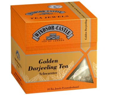 Windsor-Castle: Golden Darjeeling Tea 18 Pyramiden-Beutel